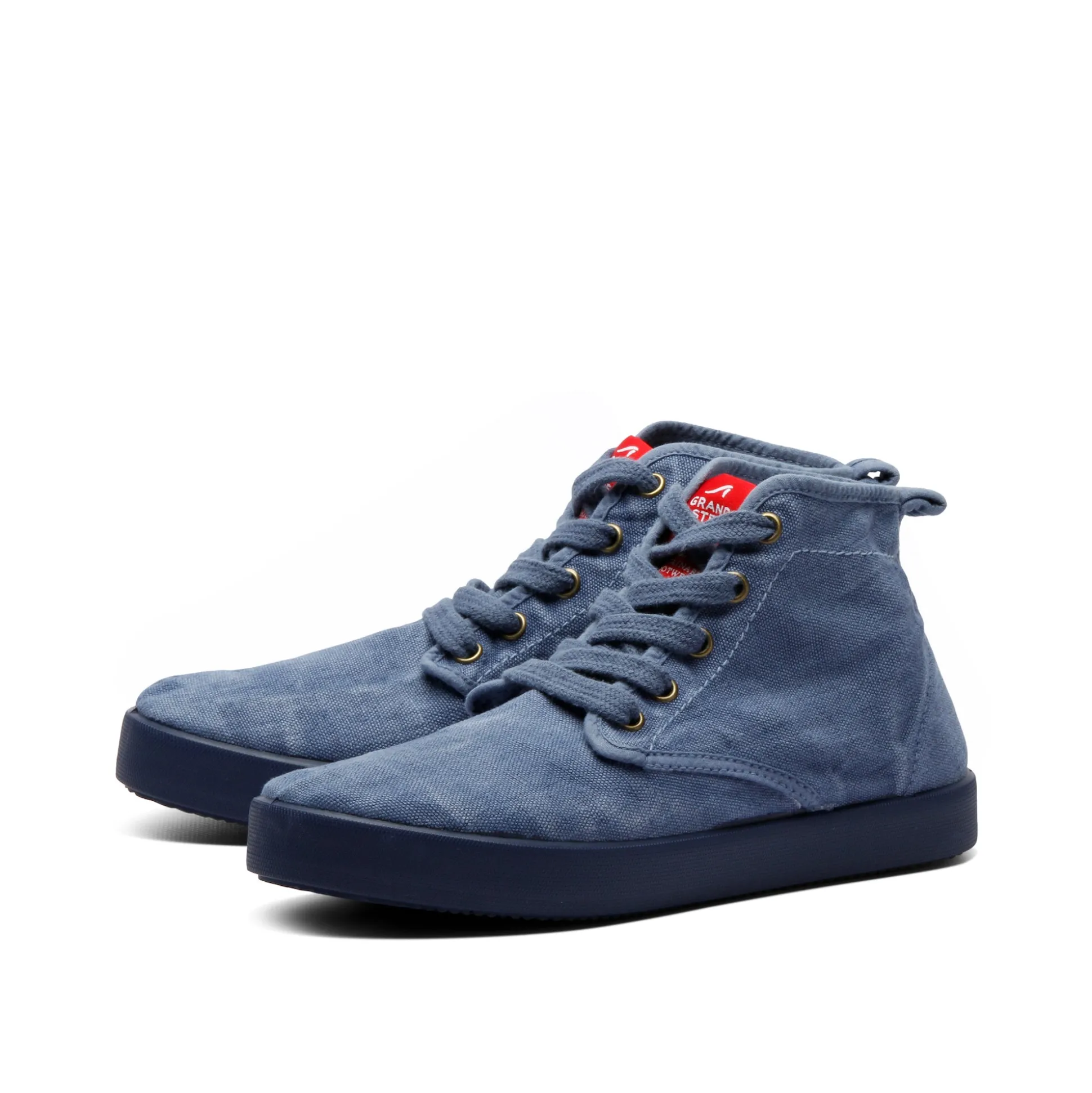 Adam Hemp Sneaker Blue Washed