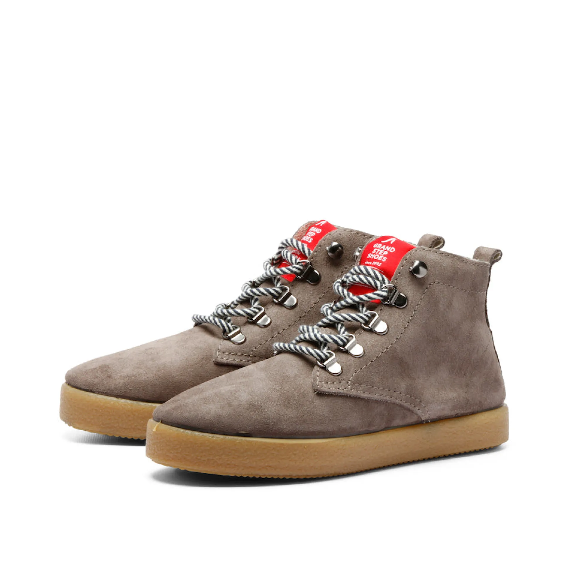 Adam Hiking Suede Grey Lace Bootie