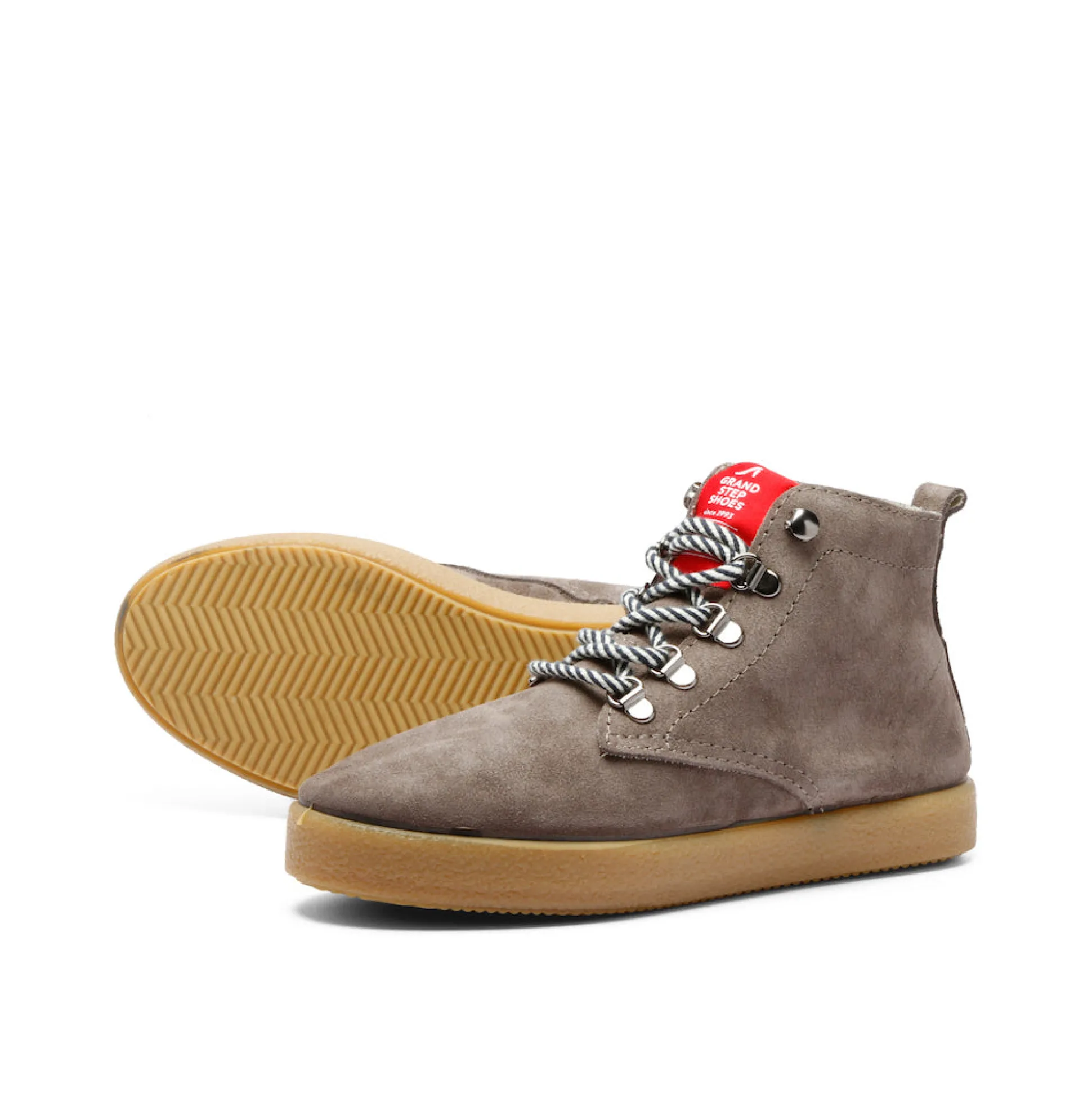 Adam Hiking Suede Grey Lace Bootie