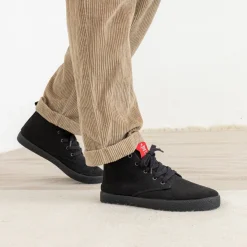 Adam Vegan Black Lace Bootie