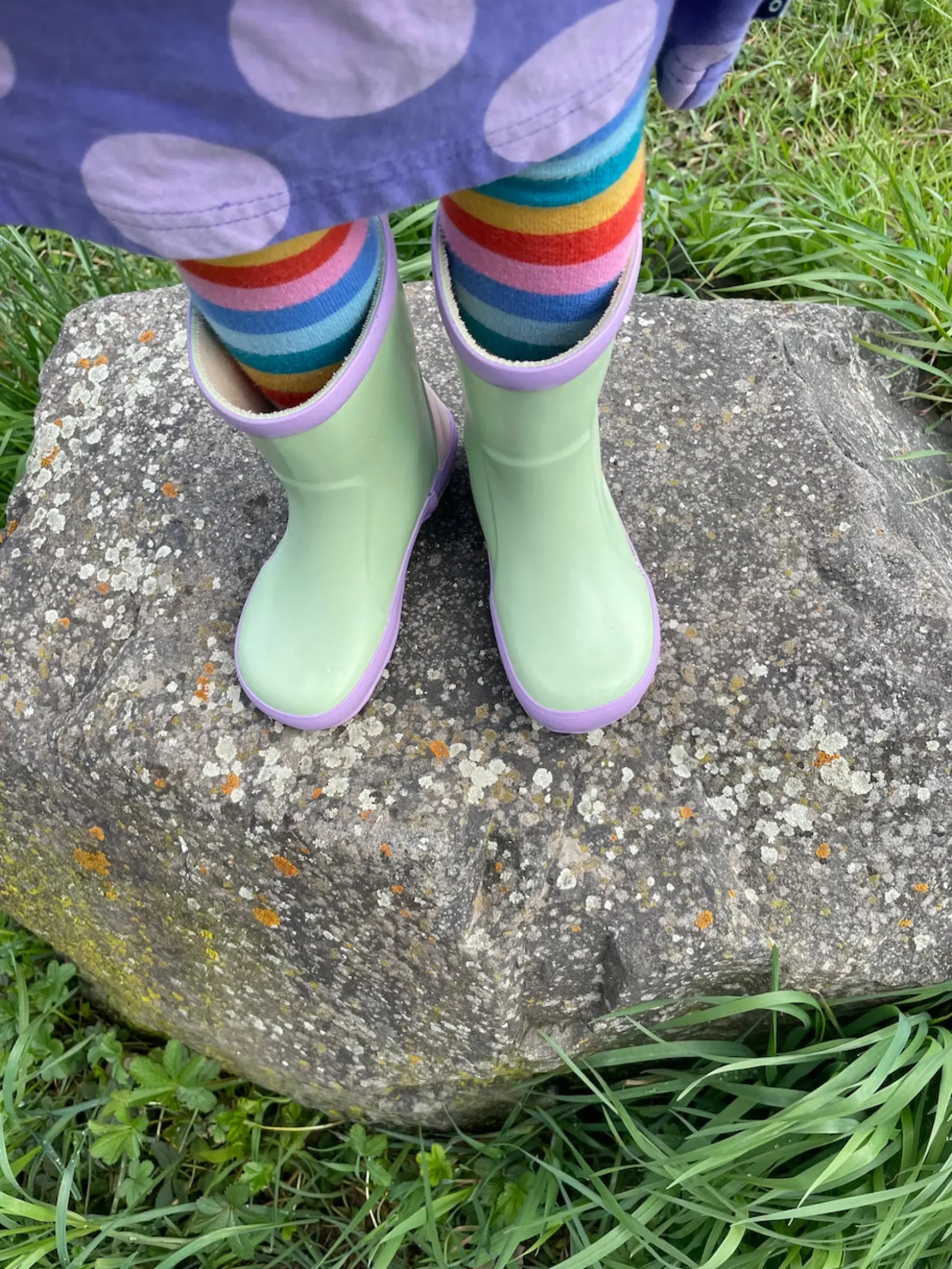 Beppo Mint Kids Rain Boot
