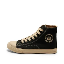 Billy Black Hemp Sneaker