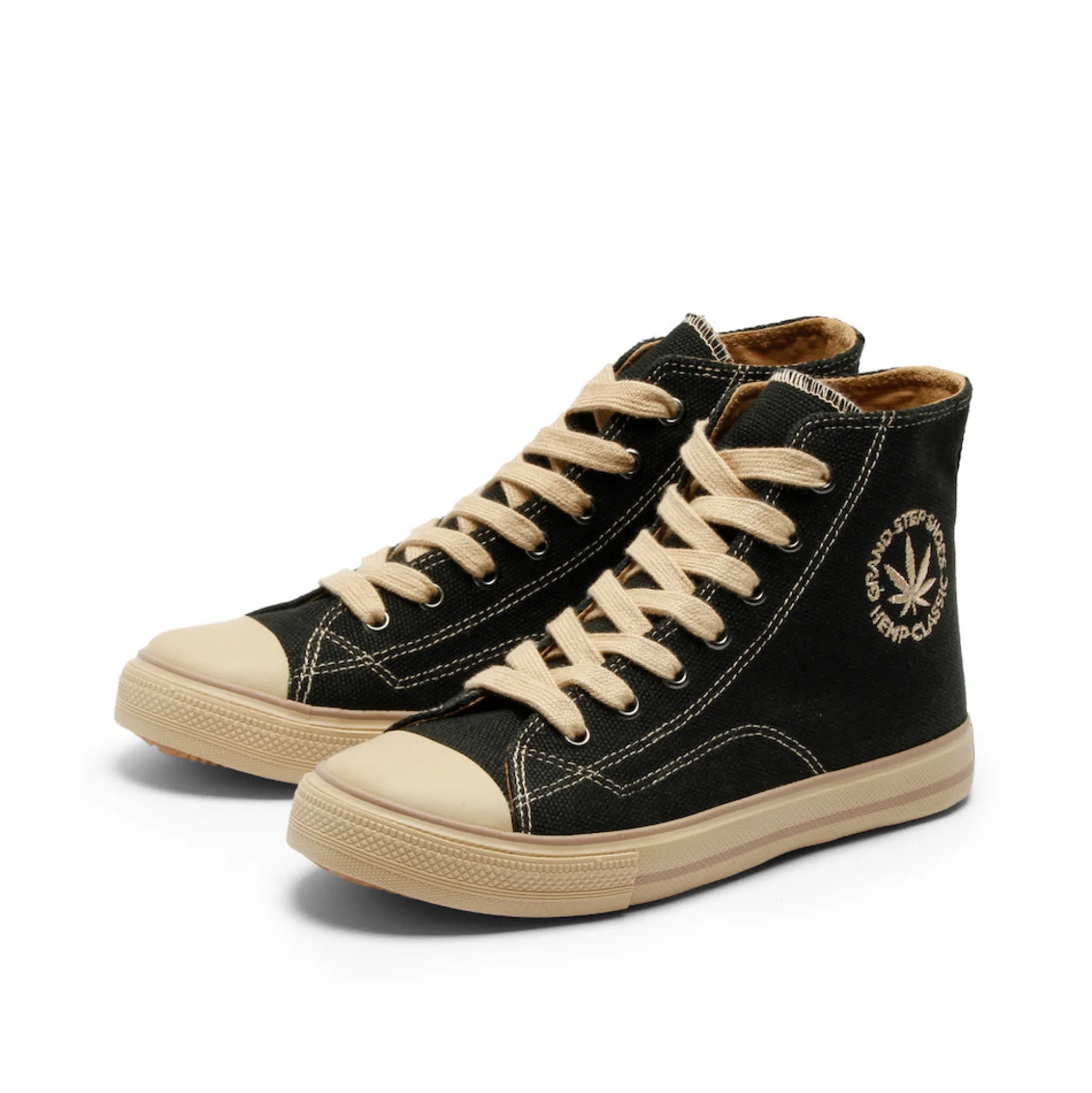 Billy Black Hemp Sneaker
