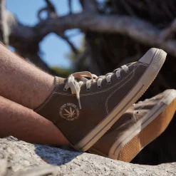 Billy Taupe Hemp Sneaker