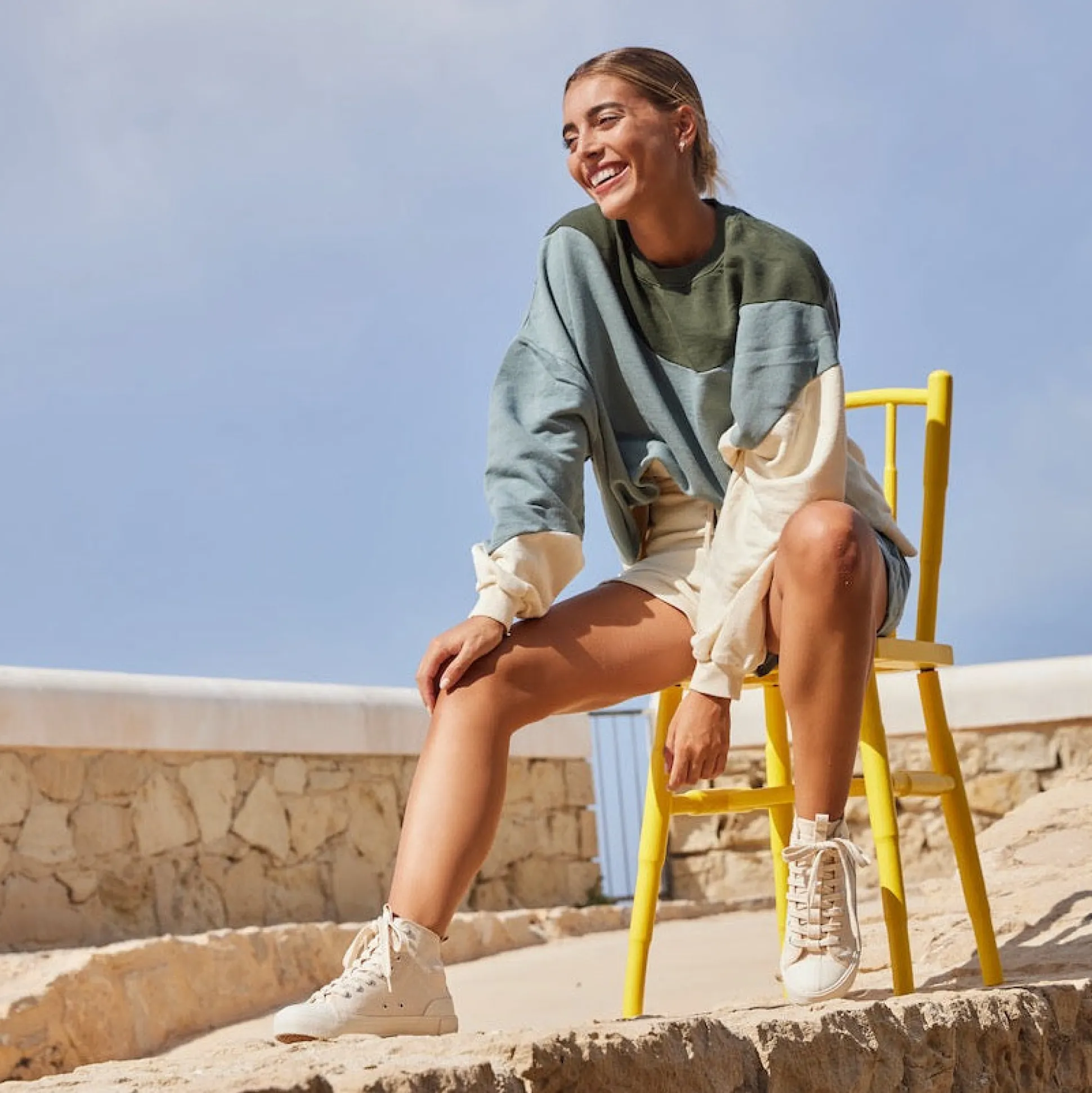 Cloe Hemp Off White Sneaker