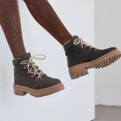 Debby Black Lace Bootie