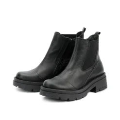 Edda Black Chelsea Bootie