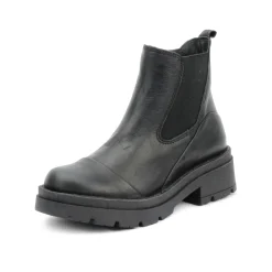 Edda Black Chelsea Bootie