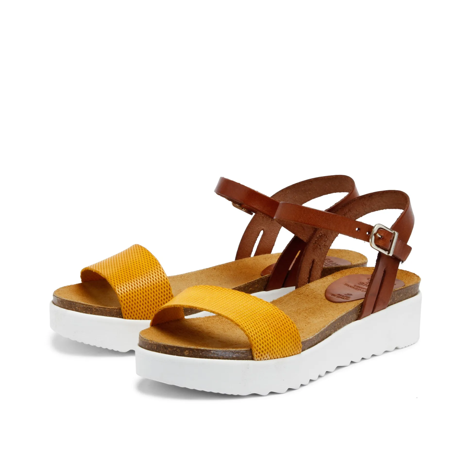 Eden Leather Sandal Whisky Sun