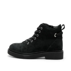 Ela Black Lace Bootie