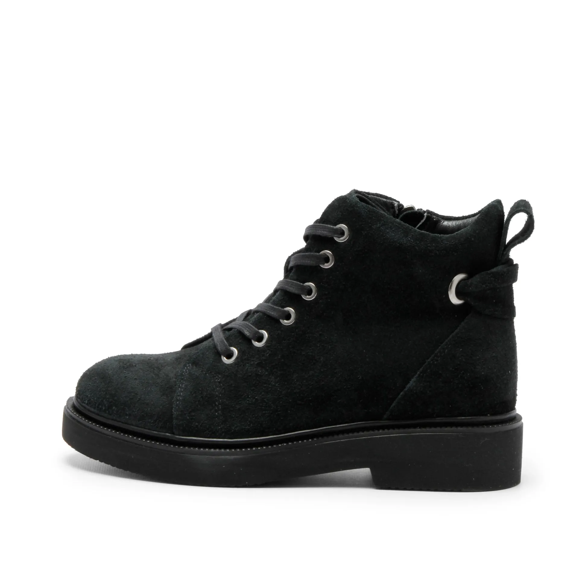 Ela Black Lace Bootie