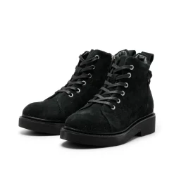 Ela Black Lace Bootie