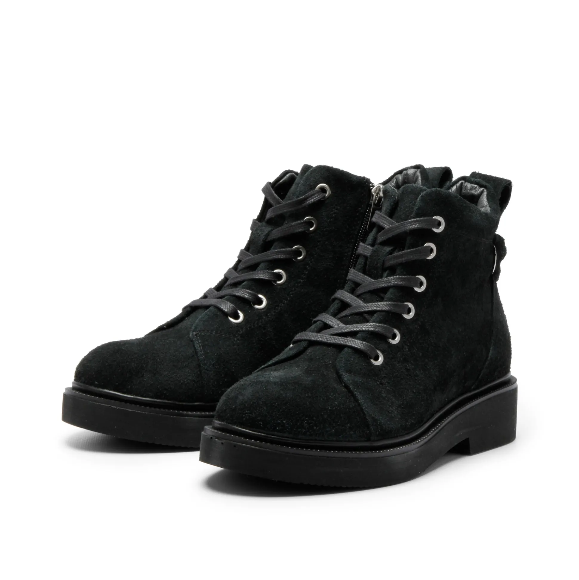 Ela Black Lace Bootie
