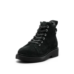 Ela Black Lace Bootie