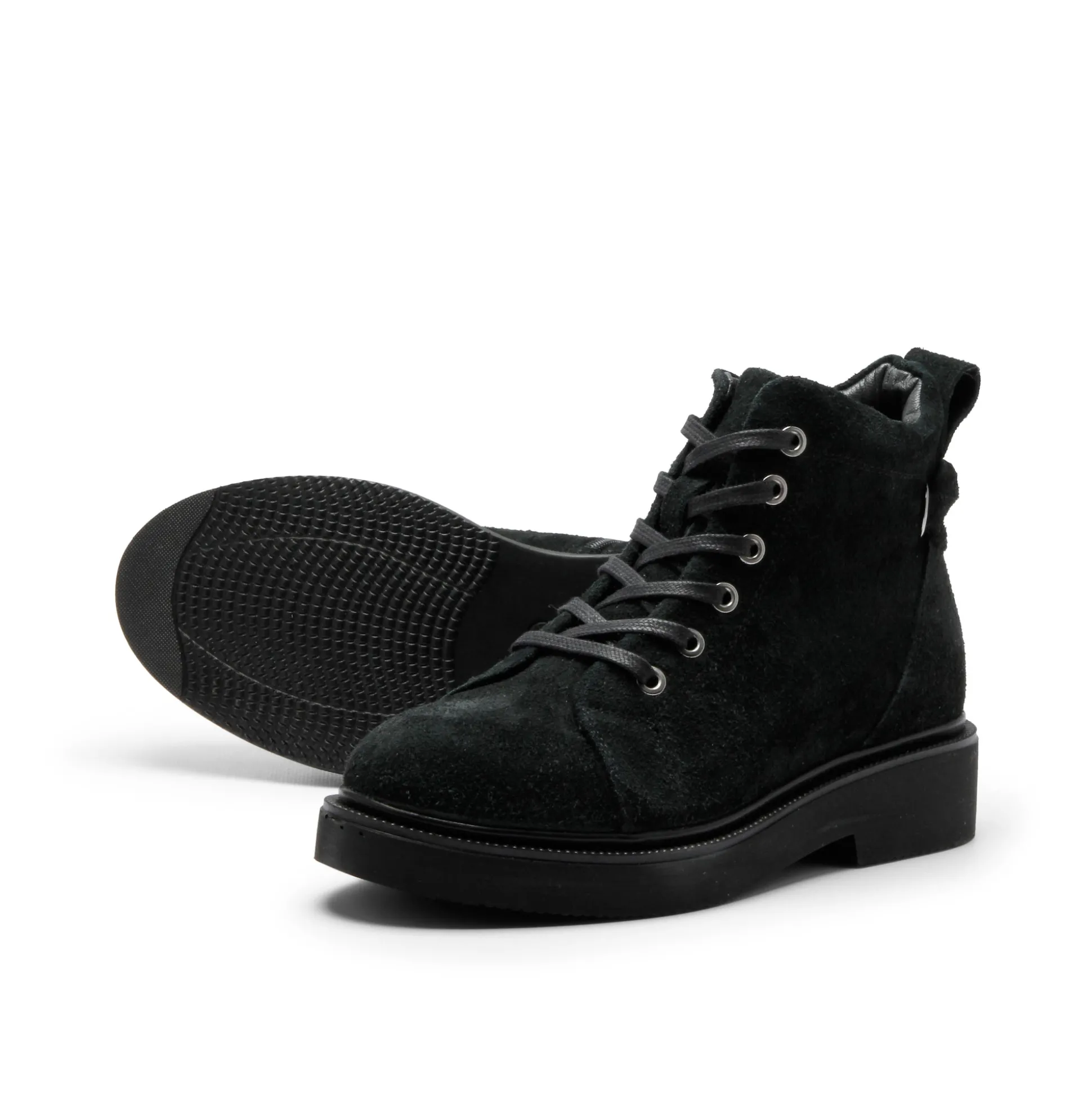 Ela Black Lace Bootie
