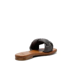 Estoril Leather Sandal Anthrazit
