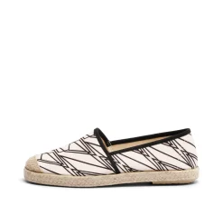 Evita Cotton Printed Espadrille X Colorblind Patterns