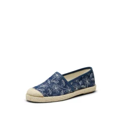 Evita Espadrille Flowers Azul