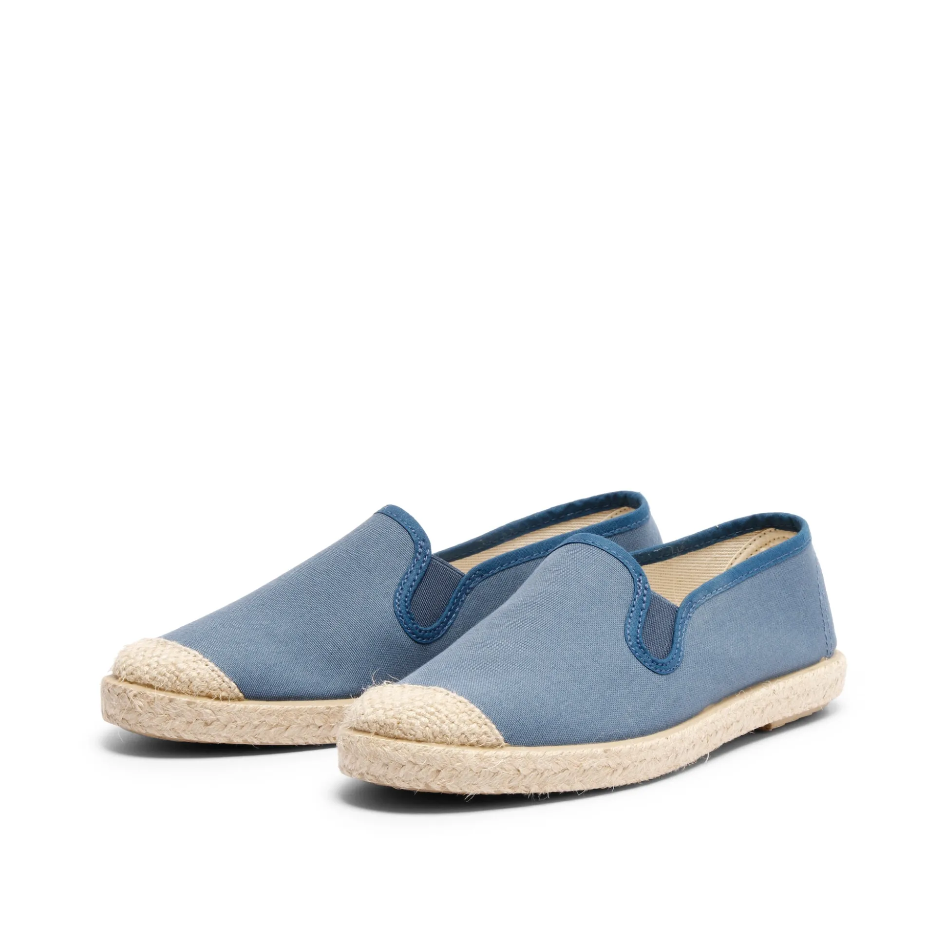 Evita Espadrille Stretch Azul
