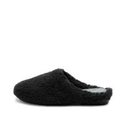 Furry Black Vegan Homeslipper