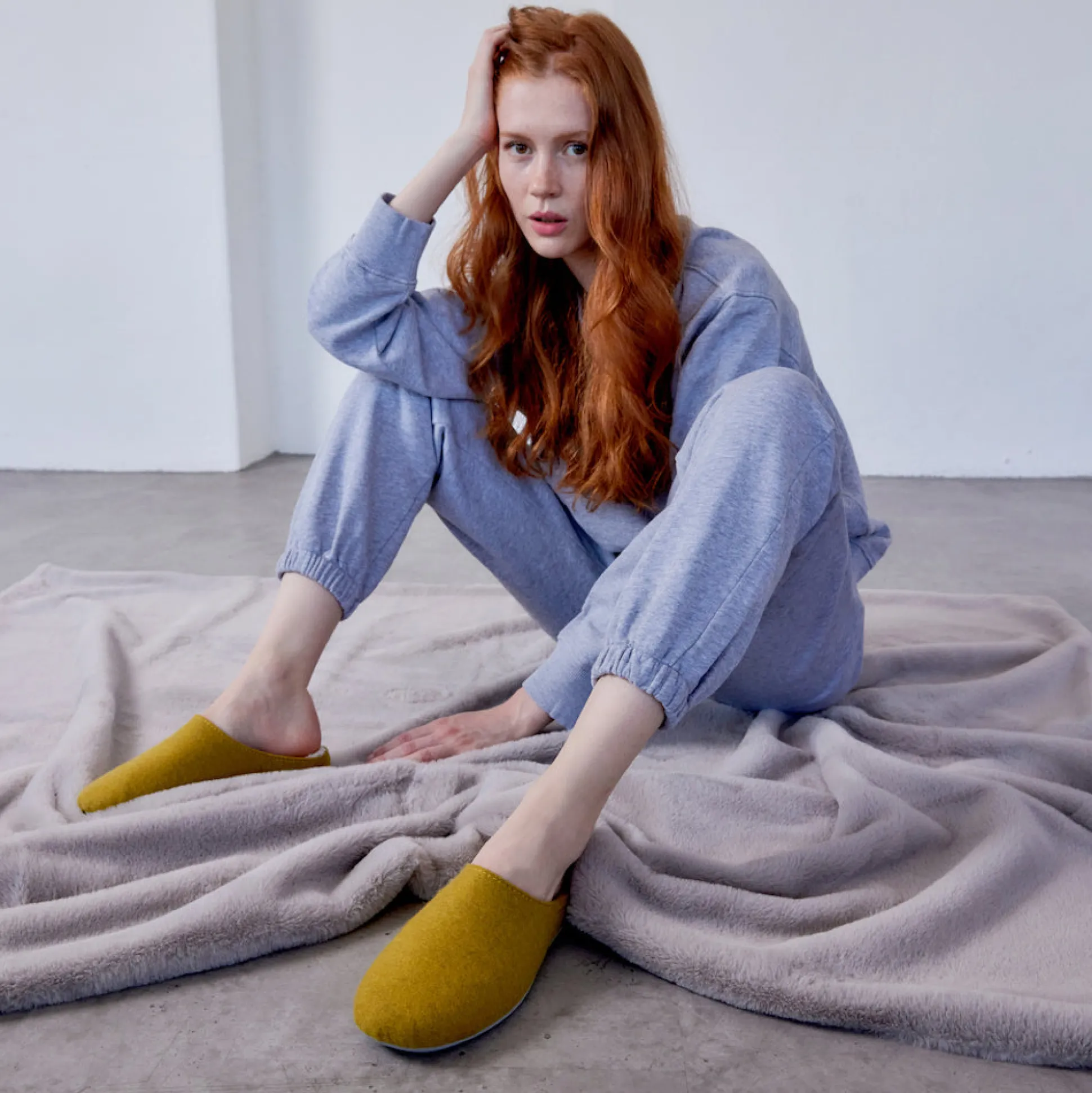 Homeslipper Wool Curry