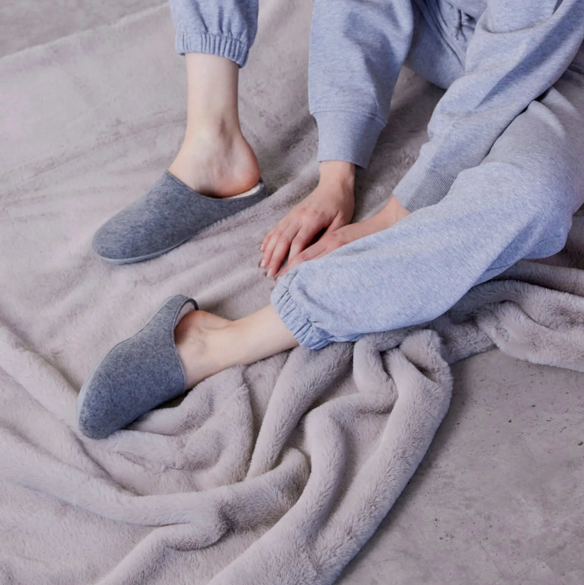 Homeslipper Wool Grey