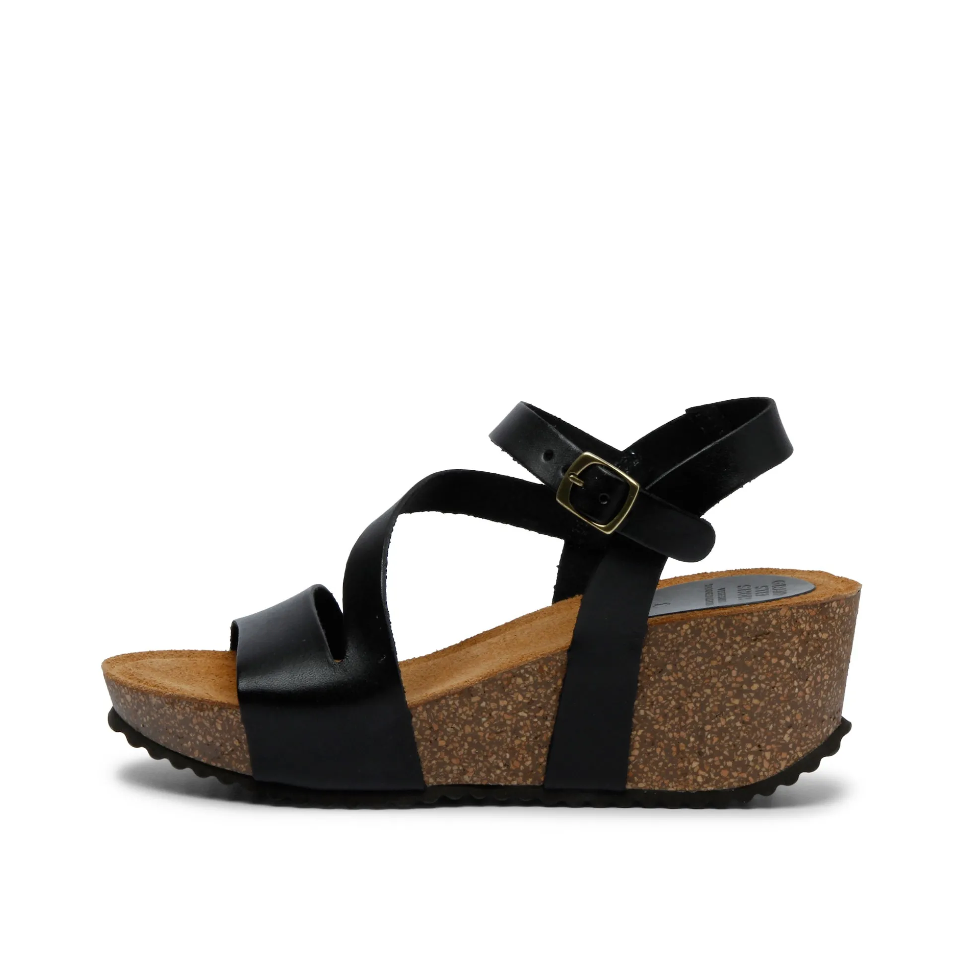 Jill Leather Sandal Black