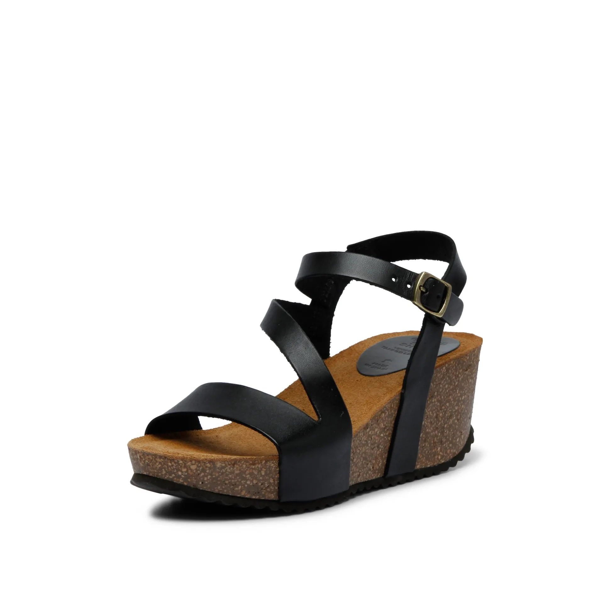 Jill Leather Sandal Black