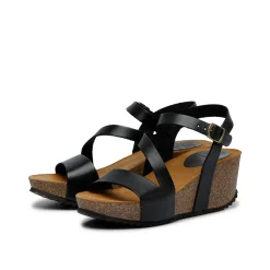Jill Leather Sandal Black