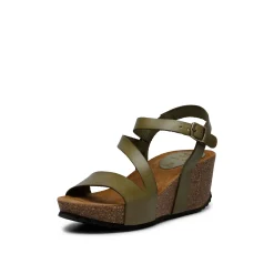 Jill Leather Sandal Olive