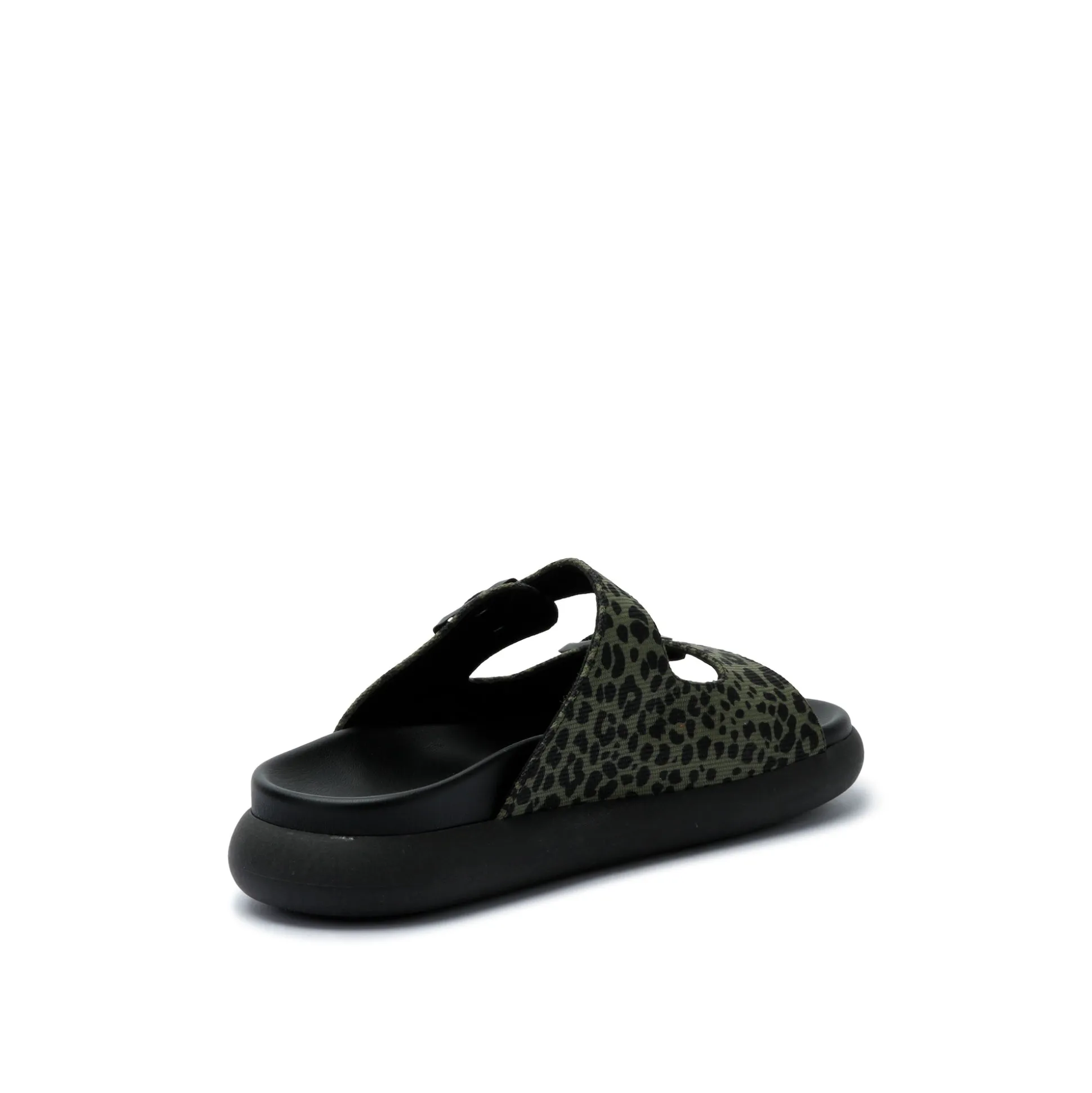 Juna Print Animal Sandal Olive