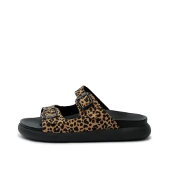 Juna Print Animal Sandal Camel