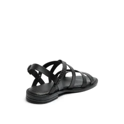 Kiki Leather Sandal Black