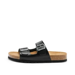Lars Bio Leather Sandal Black