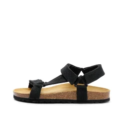 Leo Hemp Sandal Black