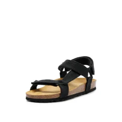 Leo Hemp Sandal Black