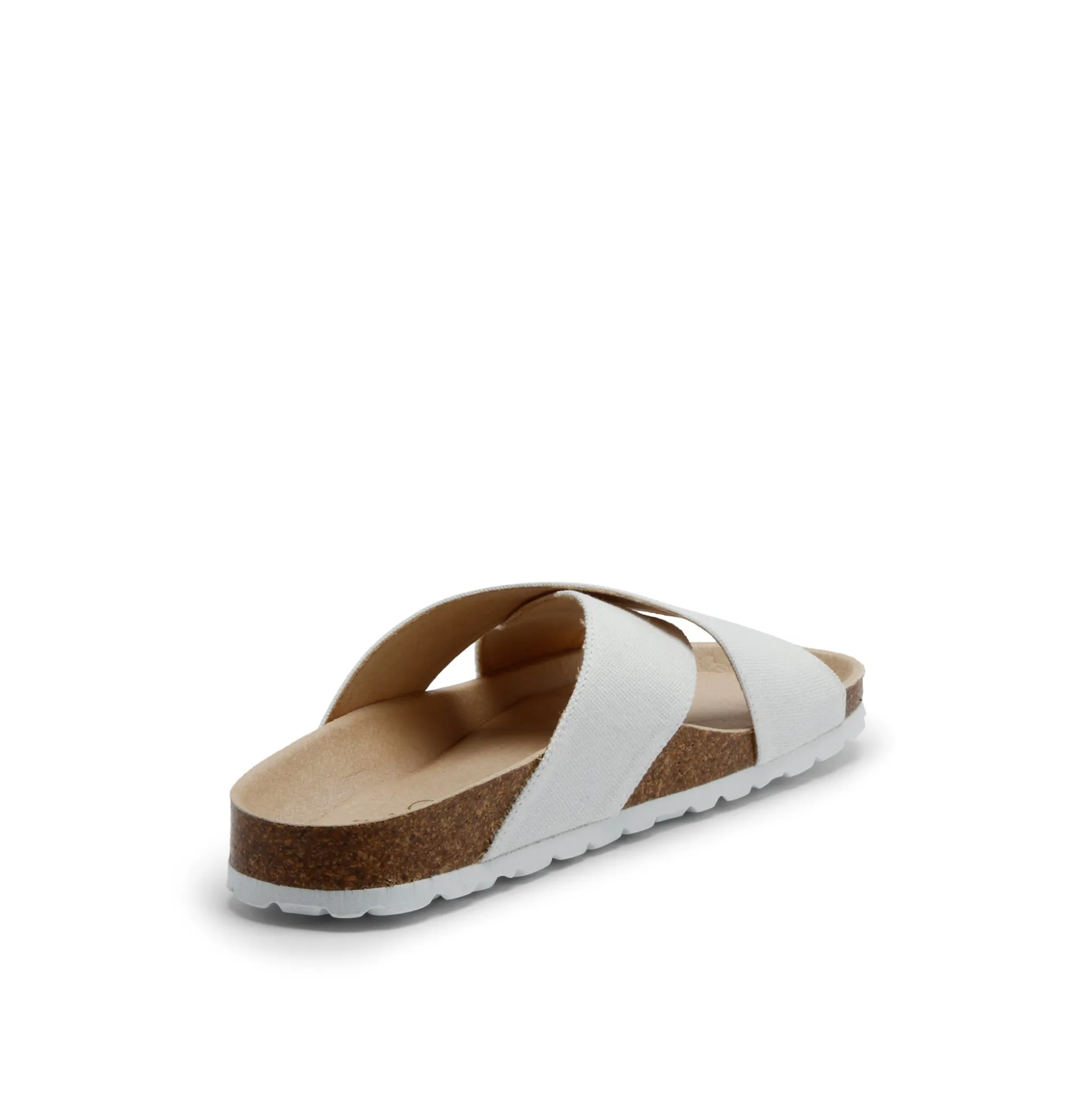 Lola Organic Sandal White
