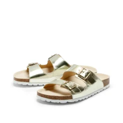 Luna Metallic Sandal Gold