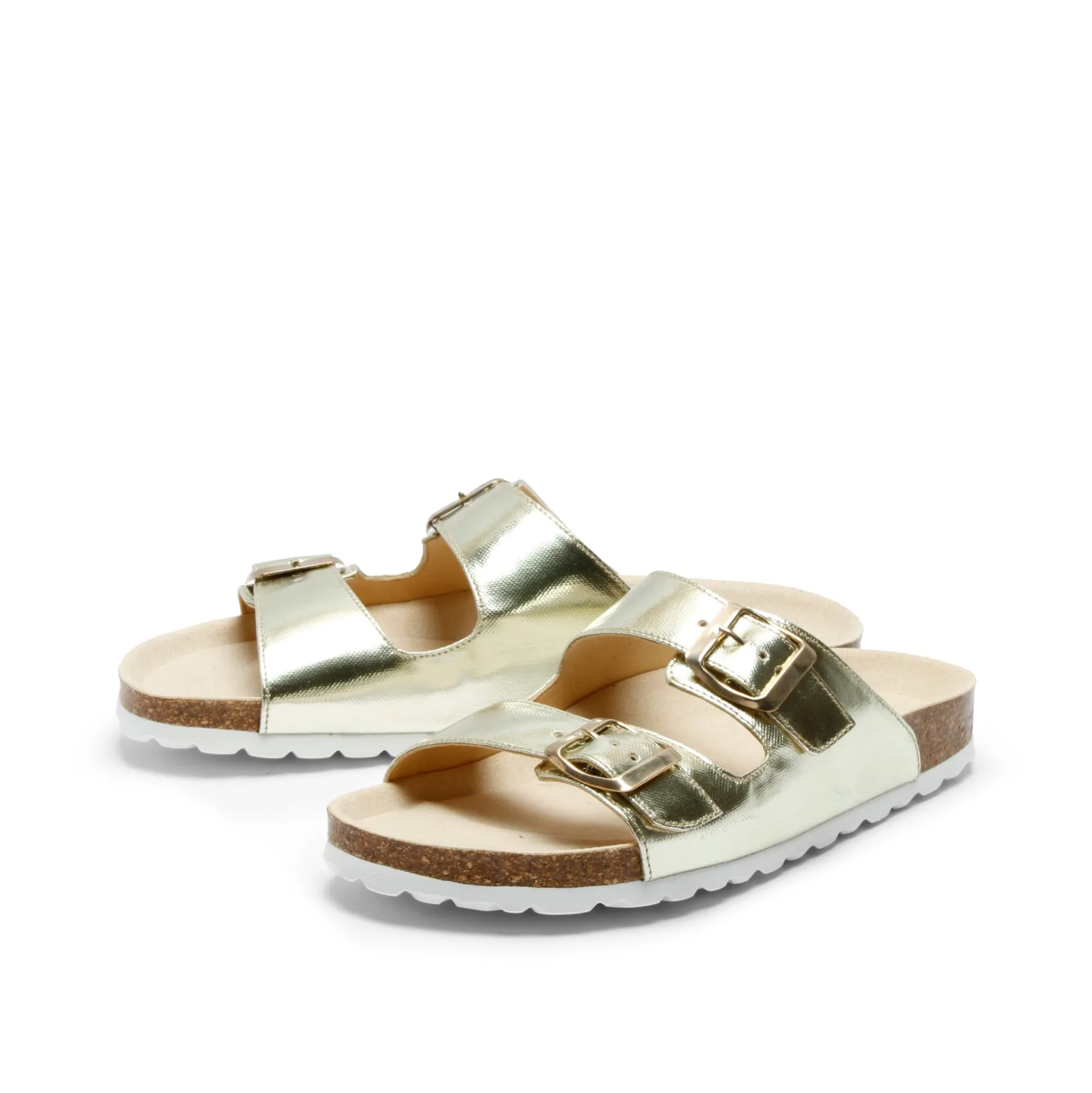 Luna Metallic Sandal Gold