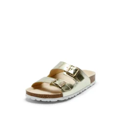 Luna Metallic Sandal Gold