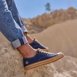 Marley Navy Hemp Sneaker