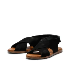 Menorca Leather Sandal Black
