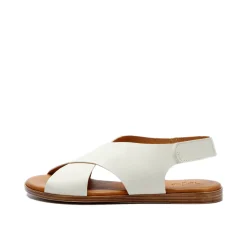 Menorca Leather Sandal Offwhite