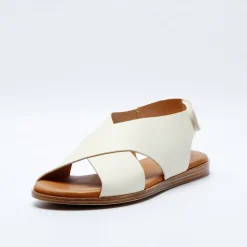 Menorca Leather Sandal Offwhite