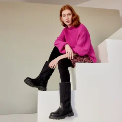 Mia Hemp Black Boot