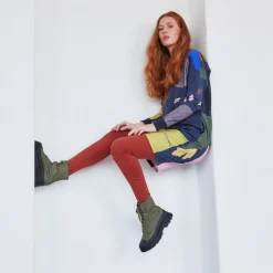 Nelly Olive Vegan Lace Boot