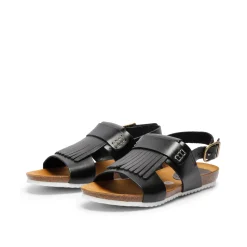 Nune Leather Sandal Black