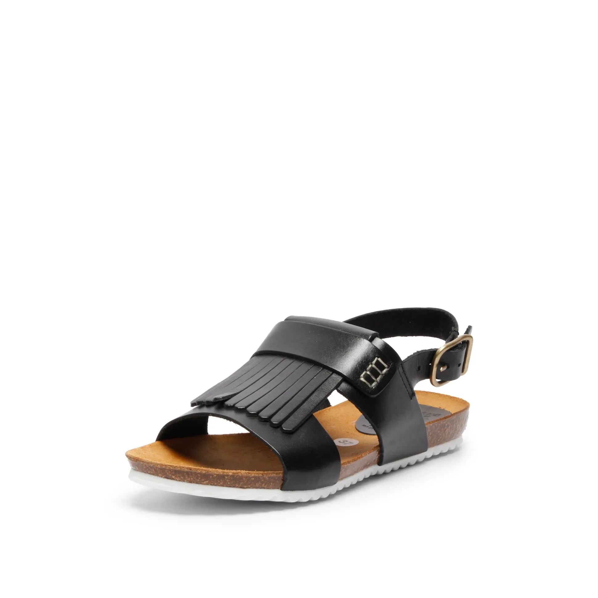 Nune Leather Sandal Black
