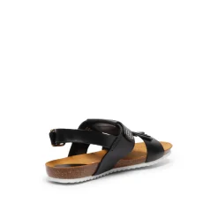 Nune Leather Sandal Black