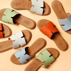 Pala Leather Sandal Off White
